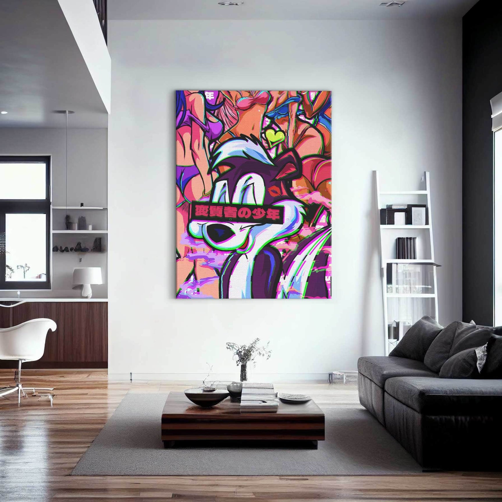 QR Pervy Boy NFT 08 Pepe Edition Wall Art