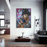 Ultra Instinct Goku Wall Art