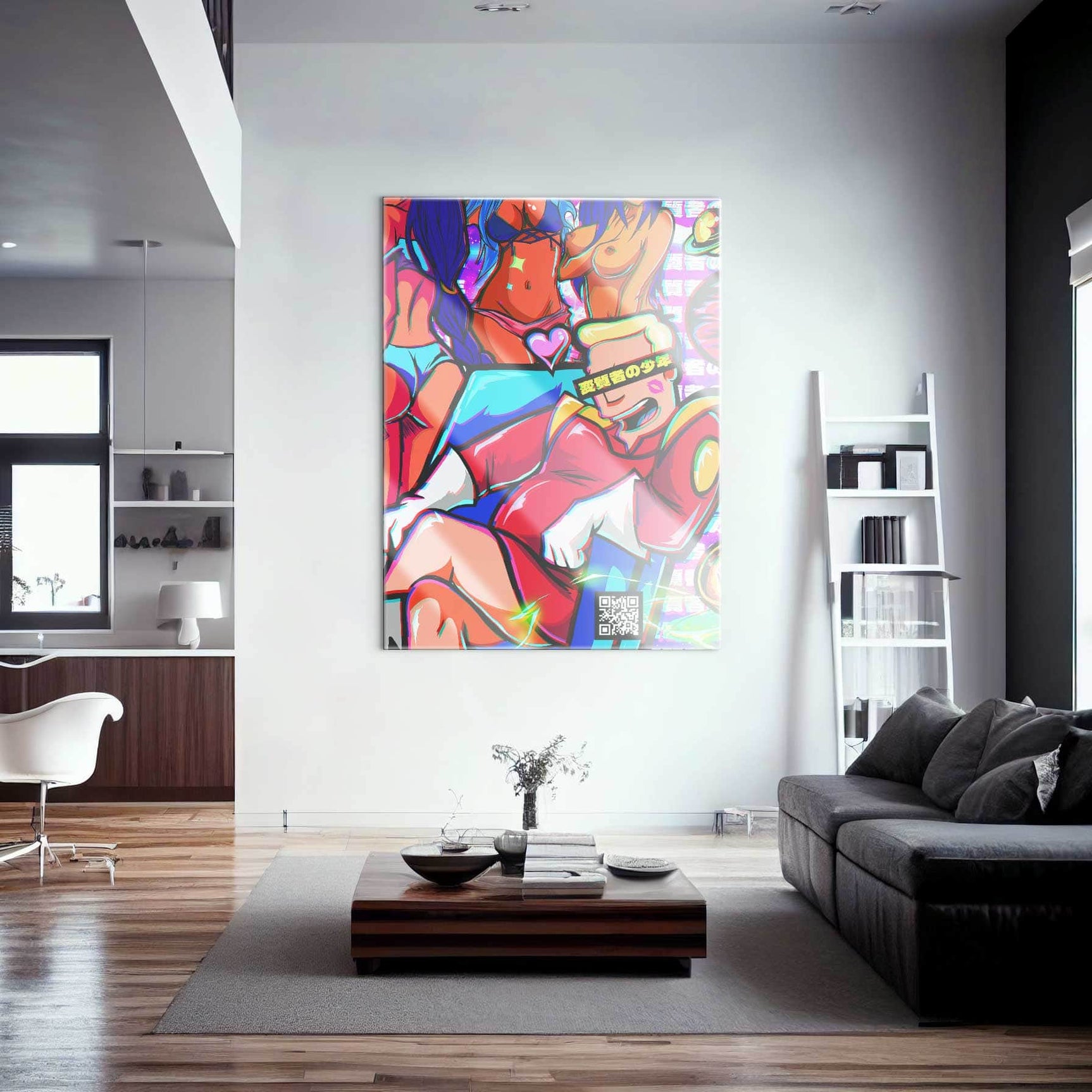 QR Pervy Boy NFT 11 Zapp Edition Wall Art
