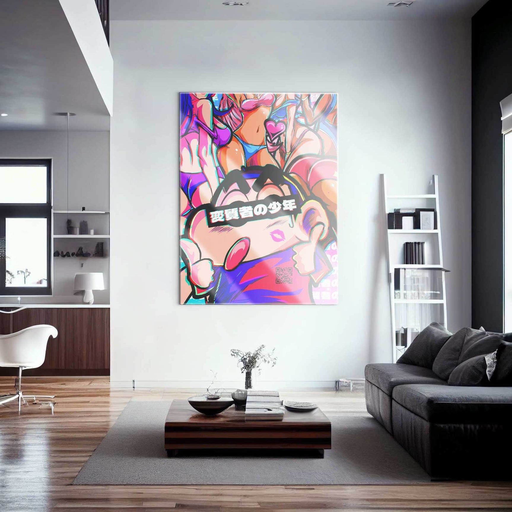 QR Pervy Boy NFT 01 Wall Art