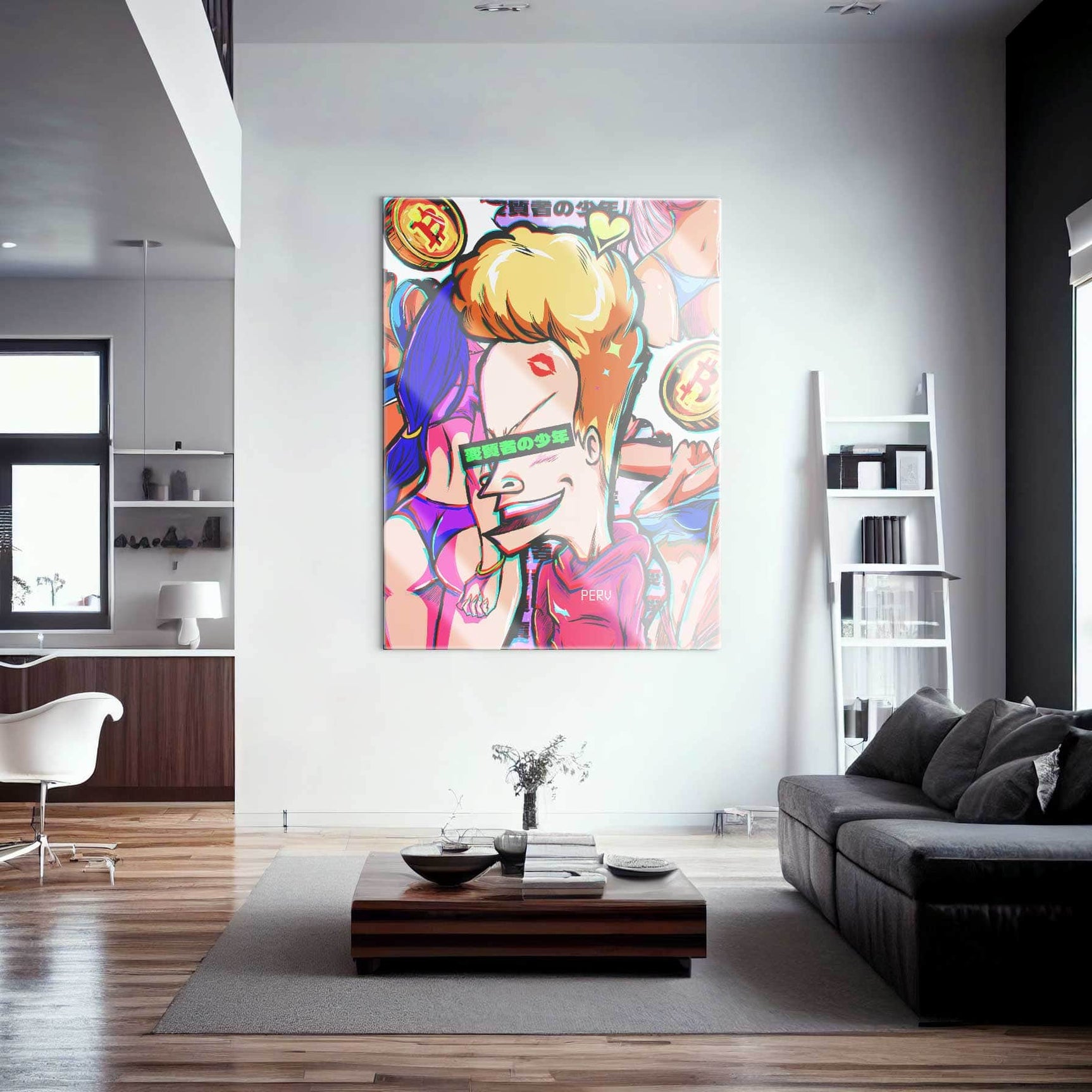 QR Pervy Boy NFT 13 BNB Edition Wall Art