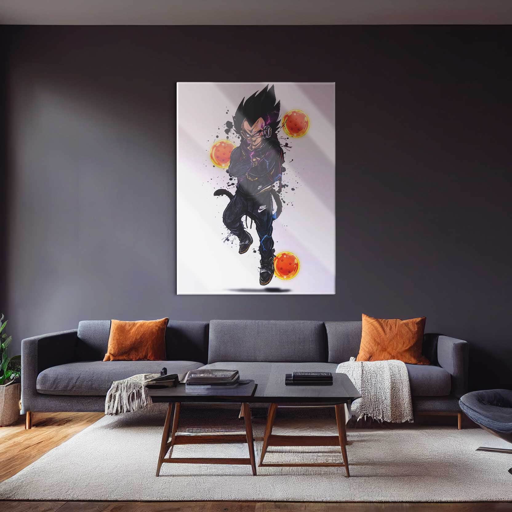 Vegeta Nike Tech Wall Art