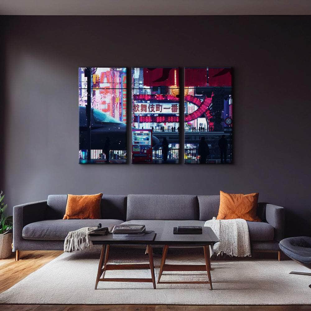 Cyberpunk Streets Wall Art