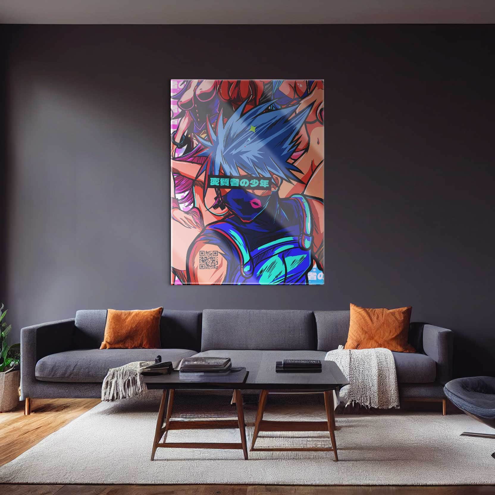 QR Pervy Boy NFT 28 Anbu Edition Wall Art