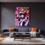 QR Pervy Boy NFT 08 Pepe Edition Wall Art
