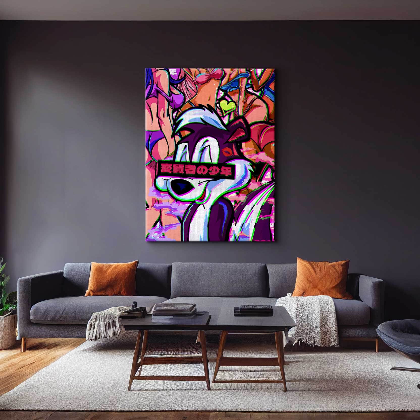 QR Pervy Boy NFT 08 Pepe Edition Wall Art