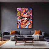 QR Pervy Boy NFT 26 Pervy Neighbor Edition Wall Art