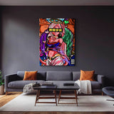 QR Pervy Girl NFT 32 21 Perv Edition Wall Art