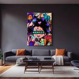 QR Pervy Boy NFT 23 Purple Balls Edition Wall Art