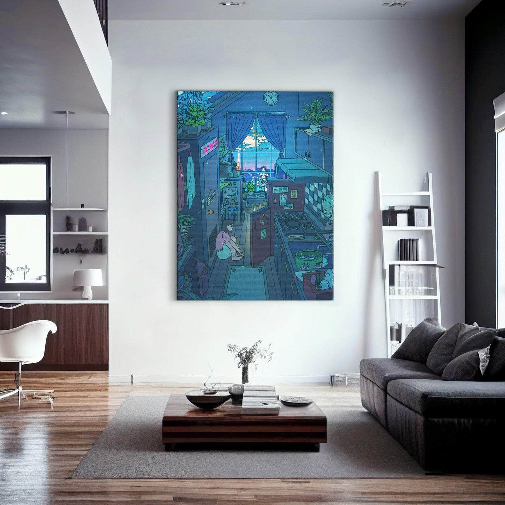 Perfect Blue Wall Art