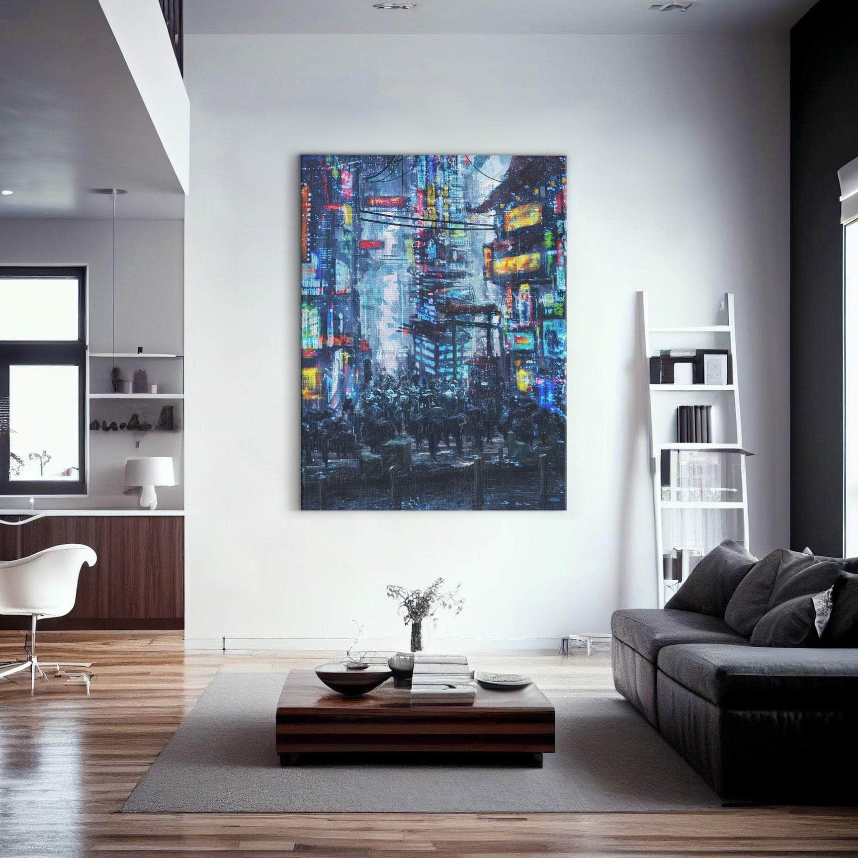 Cyberpunk City Wall Art