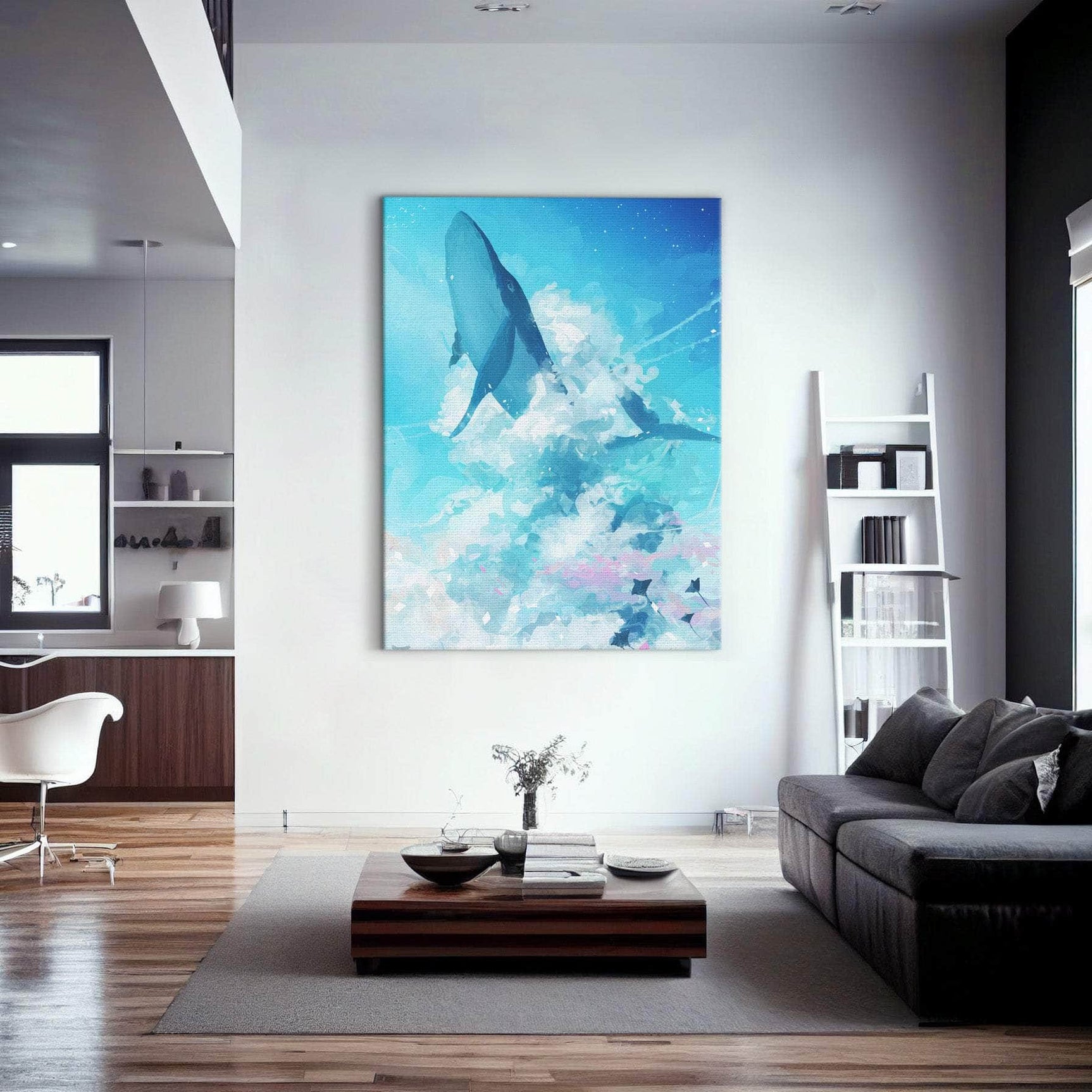 Sky Whale Wall Art