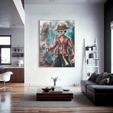 Monkey D Pirate Wall Art