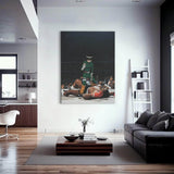Rock Lee vs Patterson Wall Art