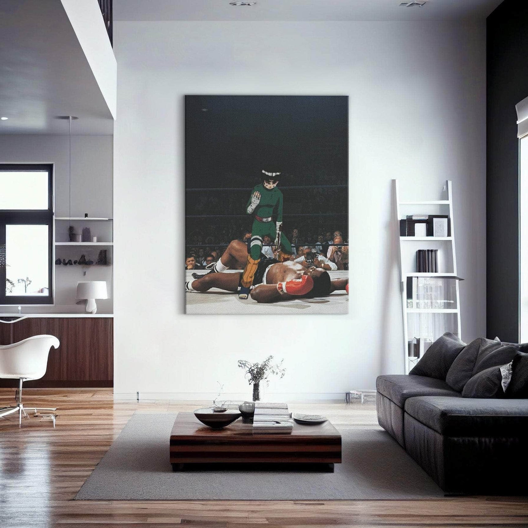 Rock Lee vs Patterson Wall Art