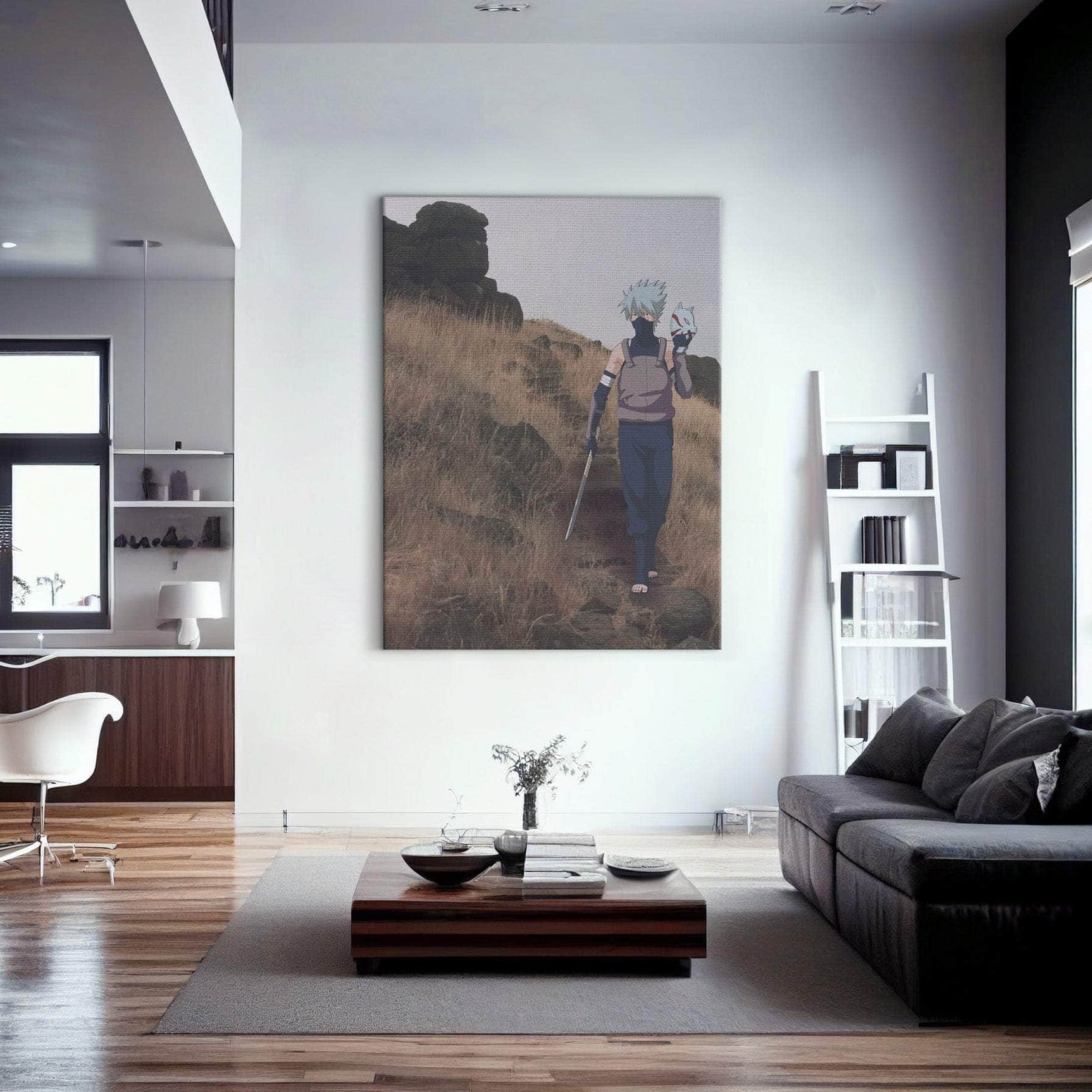 Kakashi Lone Walk Wall Art