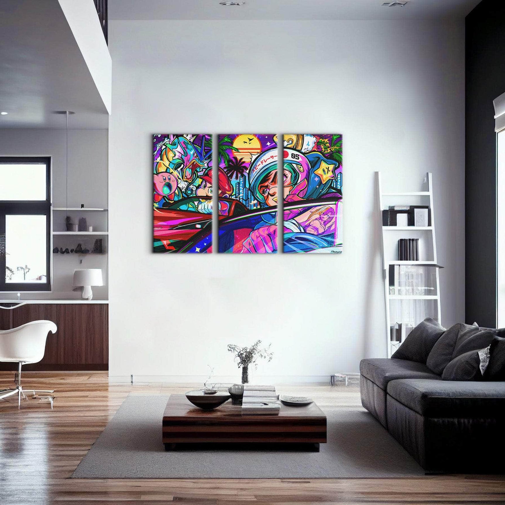 Super Miami Speed Race Wall Art