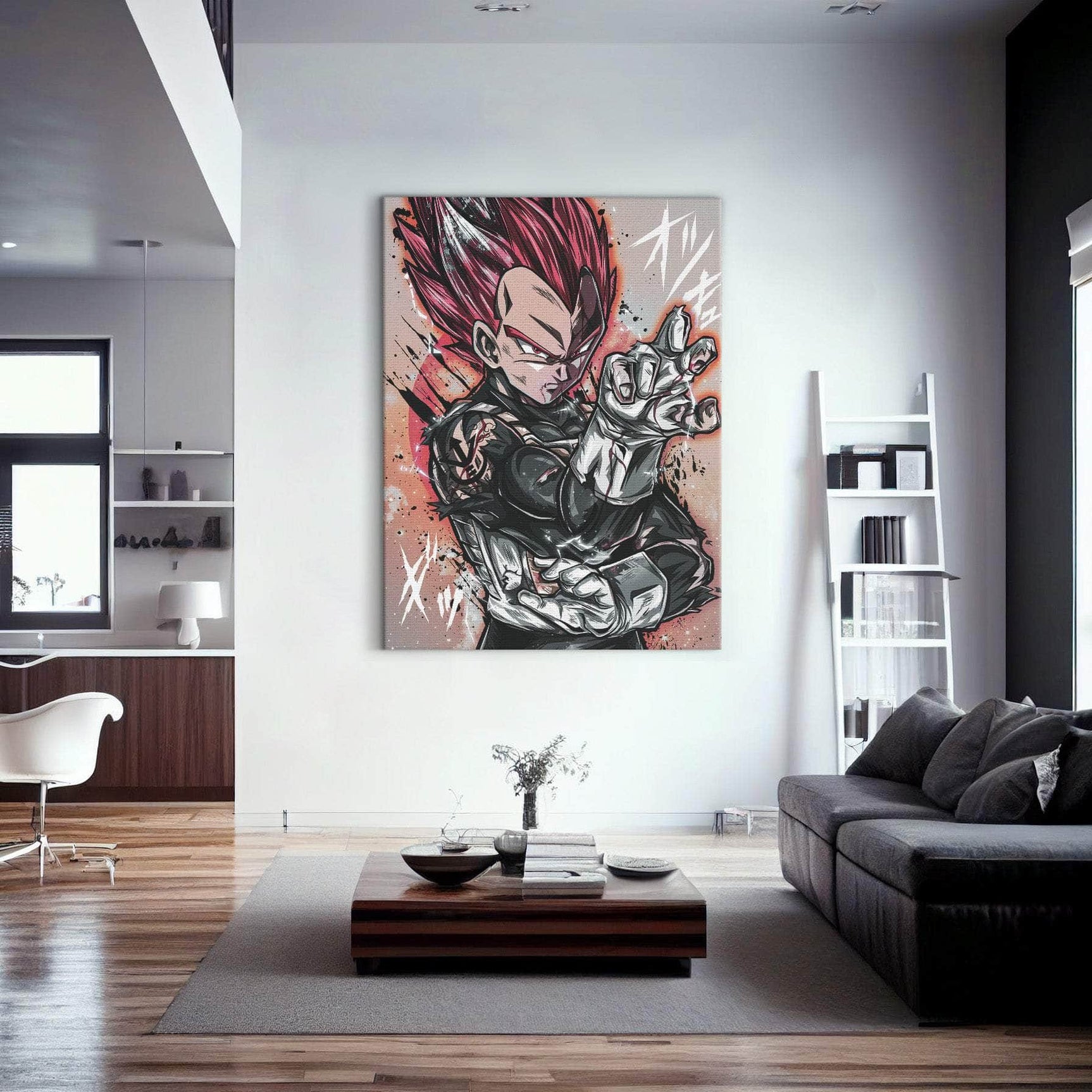 Red God Vegeta Warm Wall Art