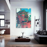 Bathhouse Day Wall Art