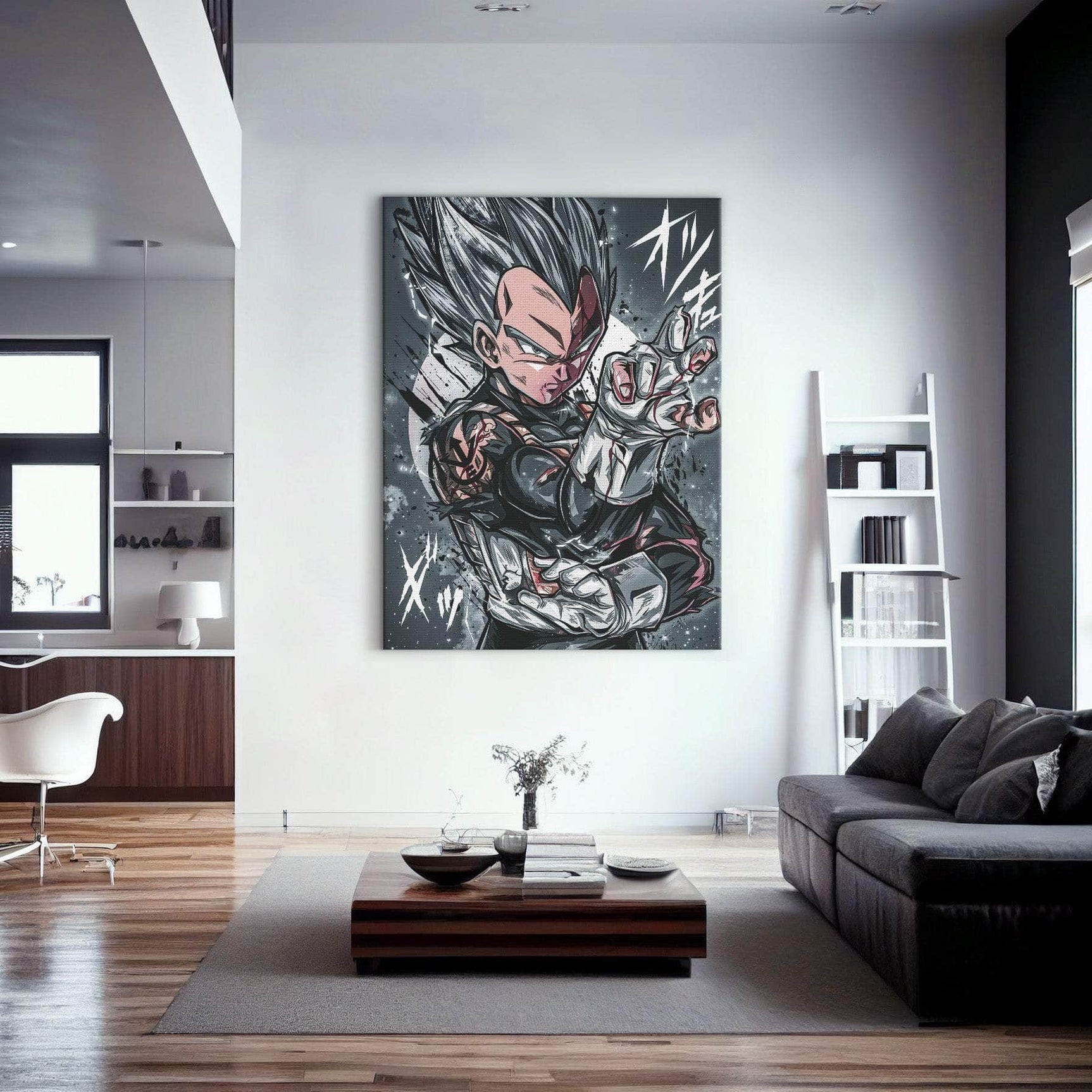 Blue God Vegeta Warm Wall Art