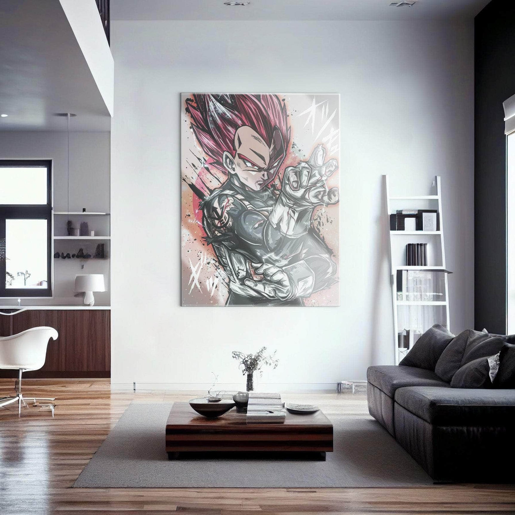 Red God Vegeta Warm Wall Art