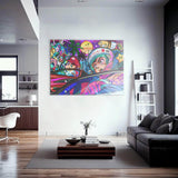 Super Miami Speed Race Wall Art