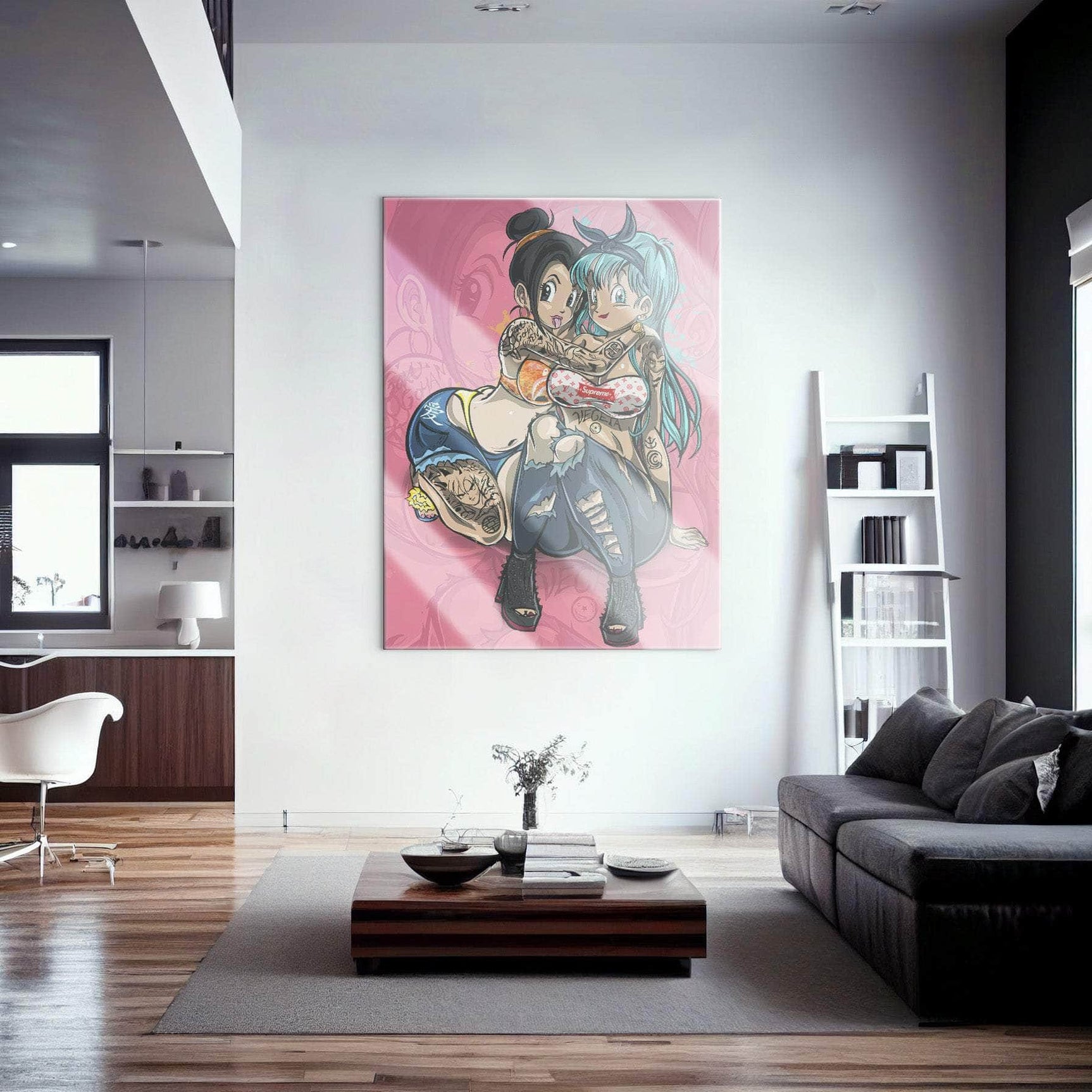 Bulma X Chichi Wall Art
