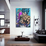 Gogeta Blue DBS Wall Art