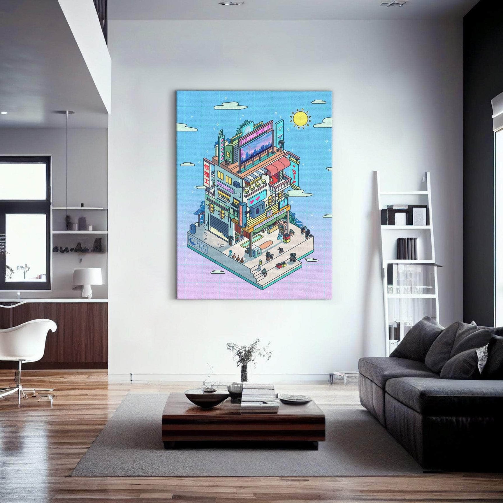 Corner Store Day Wall Art