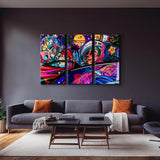 Super Miami Speed Race Wall Art