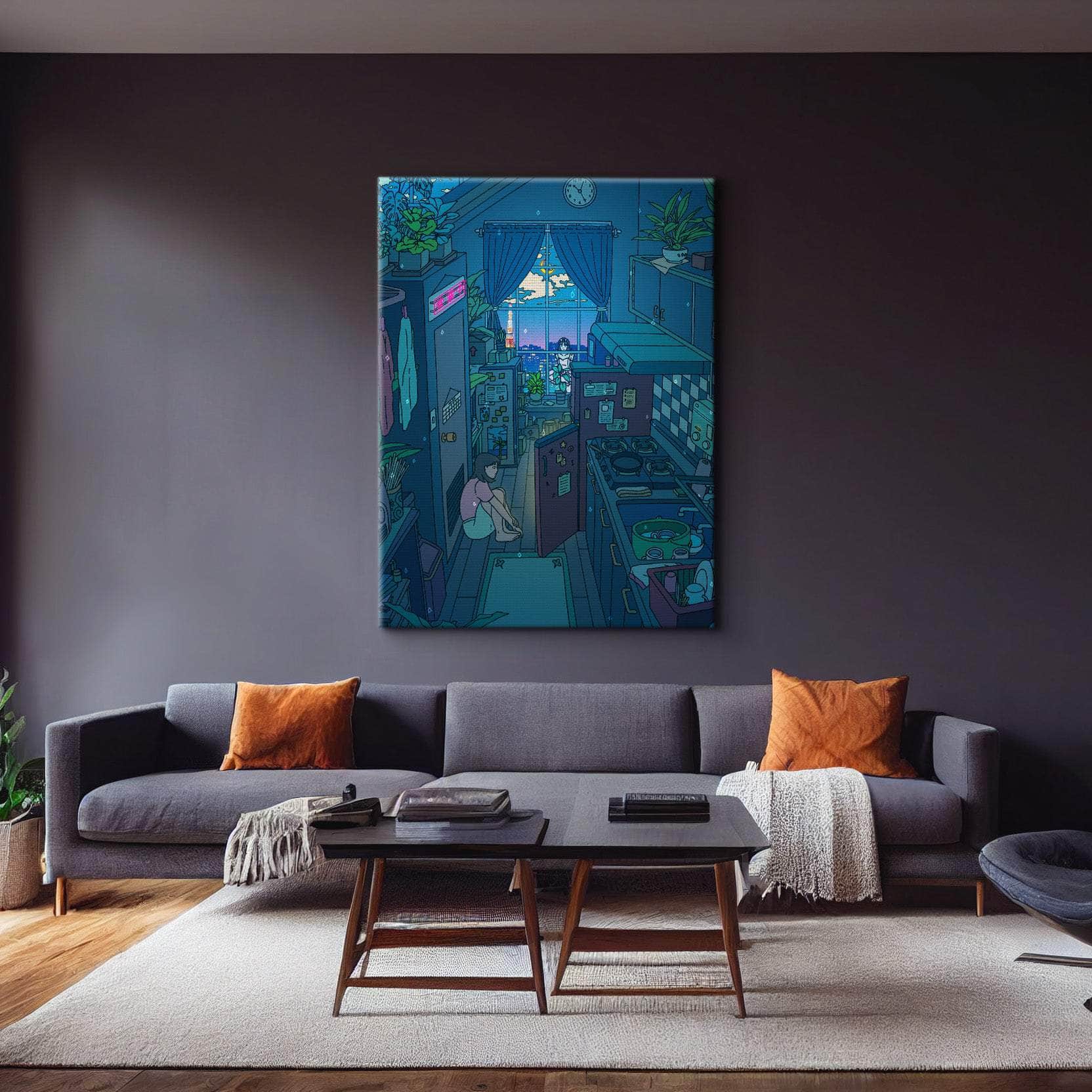 Perfect Blue Wall Art