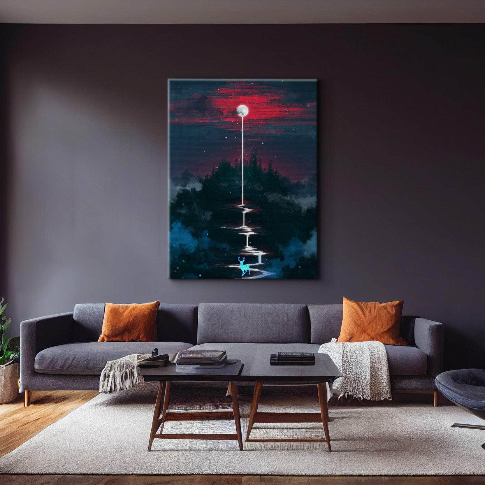 Lunar Dripping Wall Art