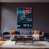 Cyberpunk Downtown Wall Art