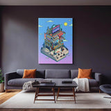 Corner Store Day Wall Art