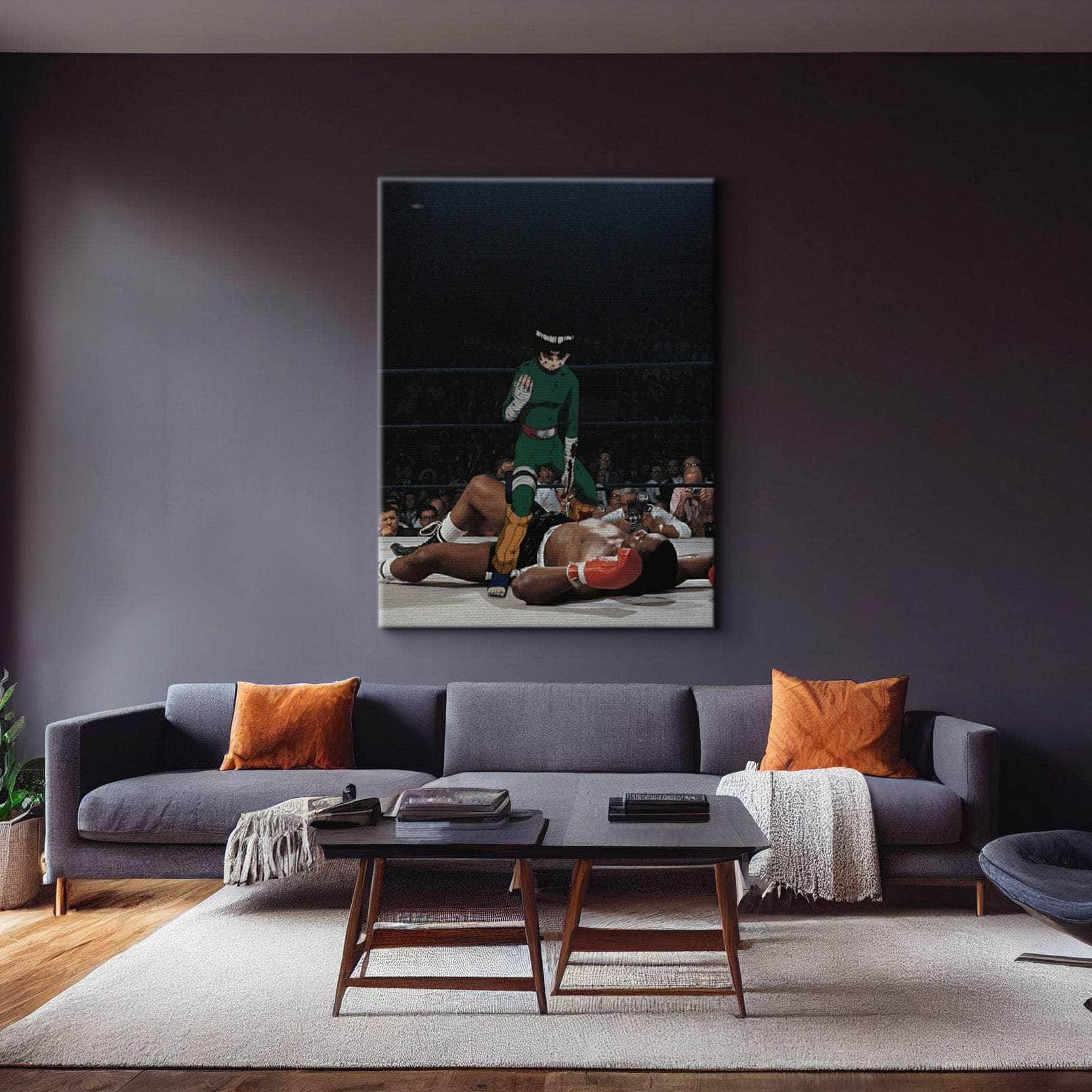Rock Lee vs Patterson Wall Art