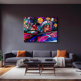 Super Miami Speed Race Wall Art