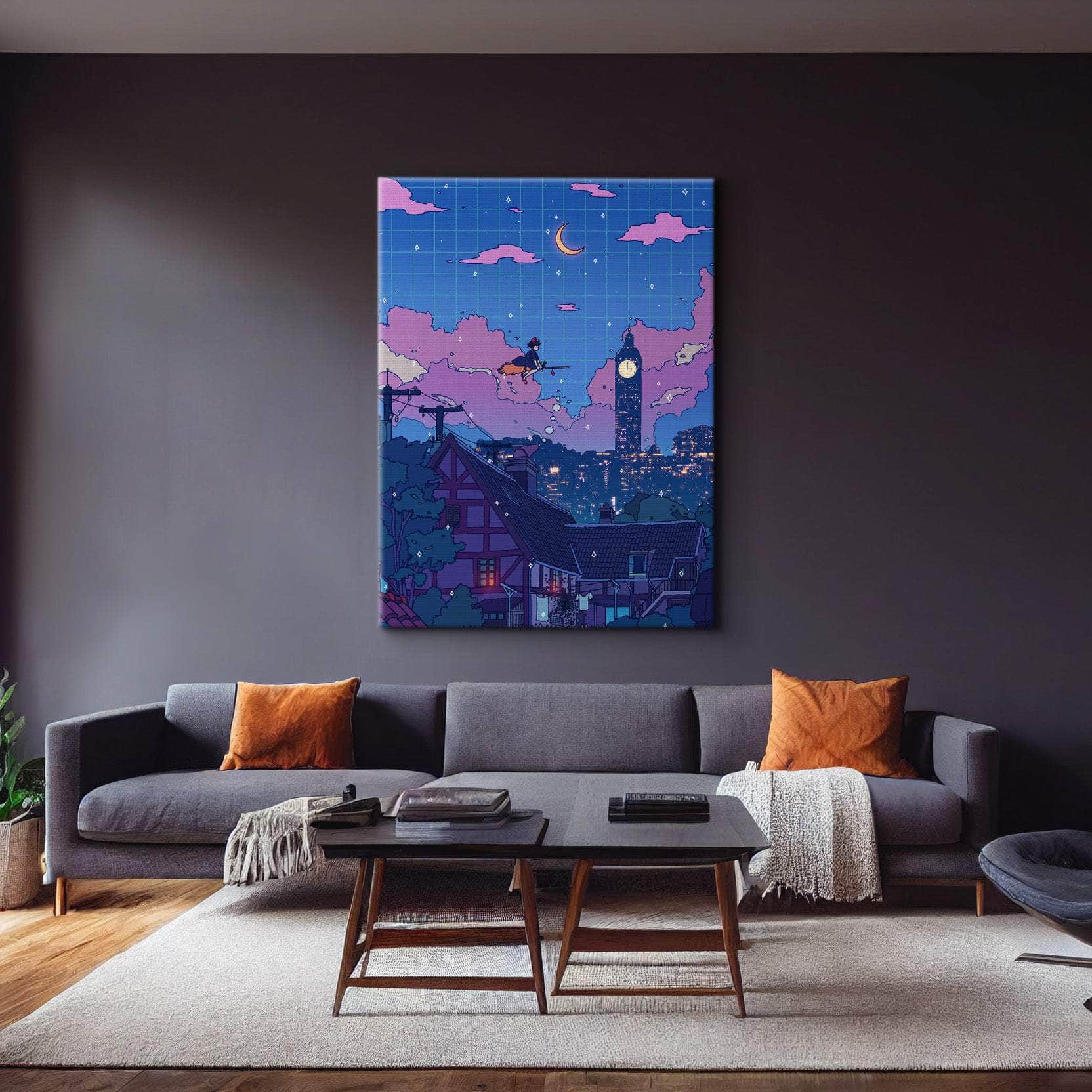Lavender Town Wall Art