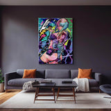 Lucy Cyber Punk Wall Art