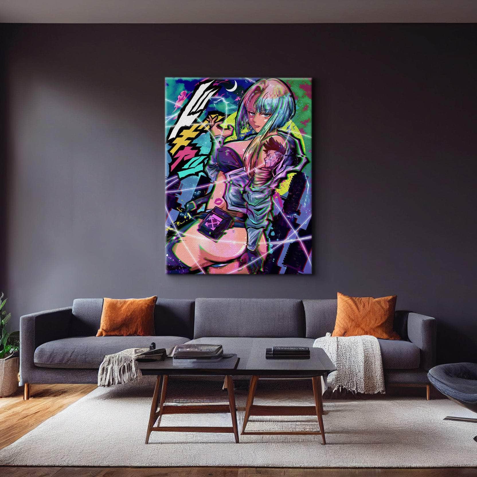 Lucy Cyber Punk Wall Art