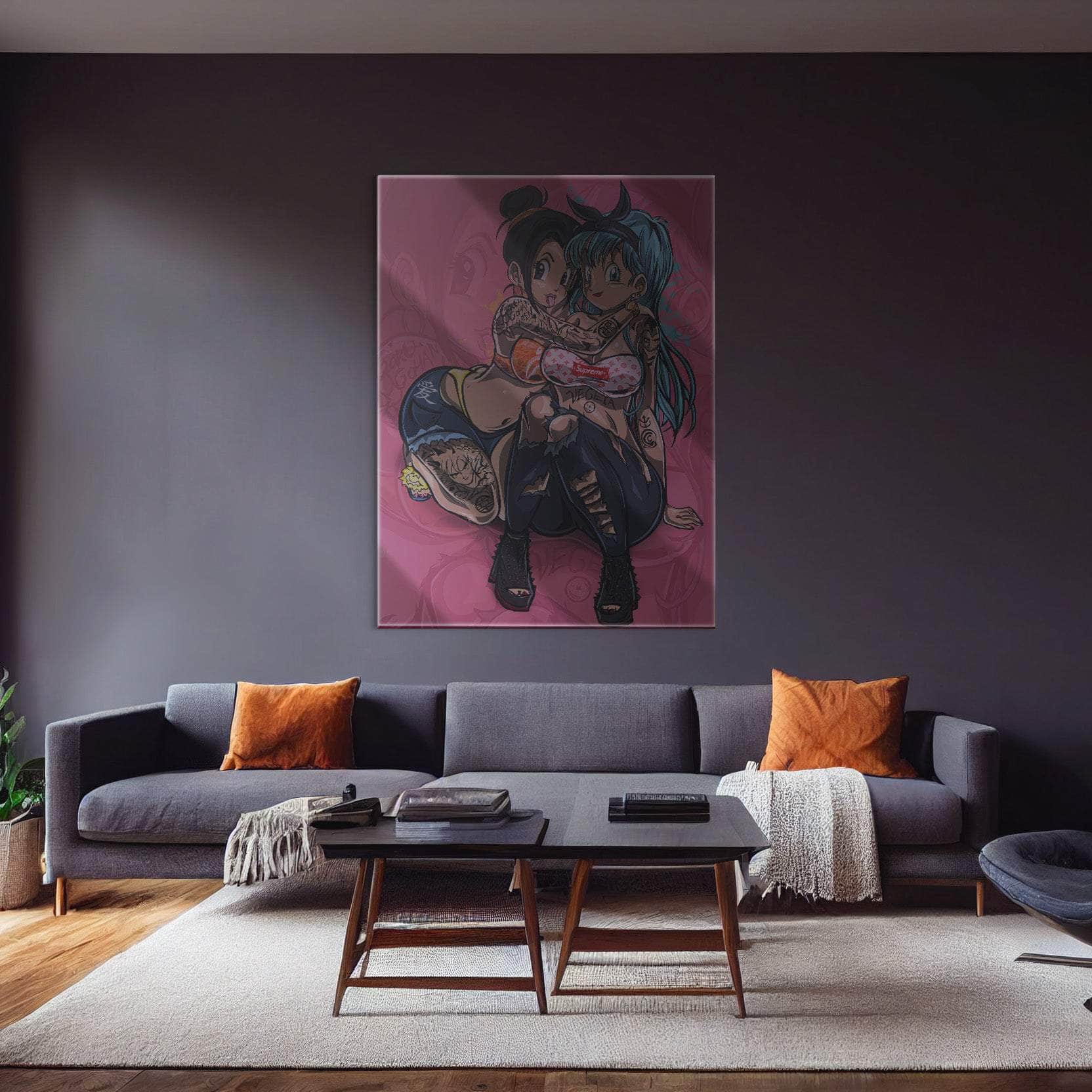 Bulma X Chichi Wall Art