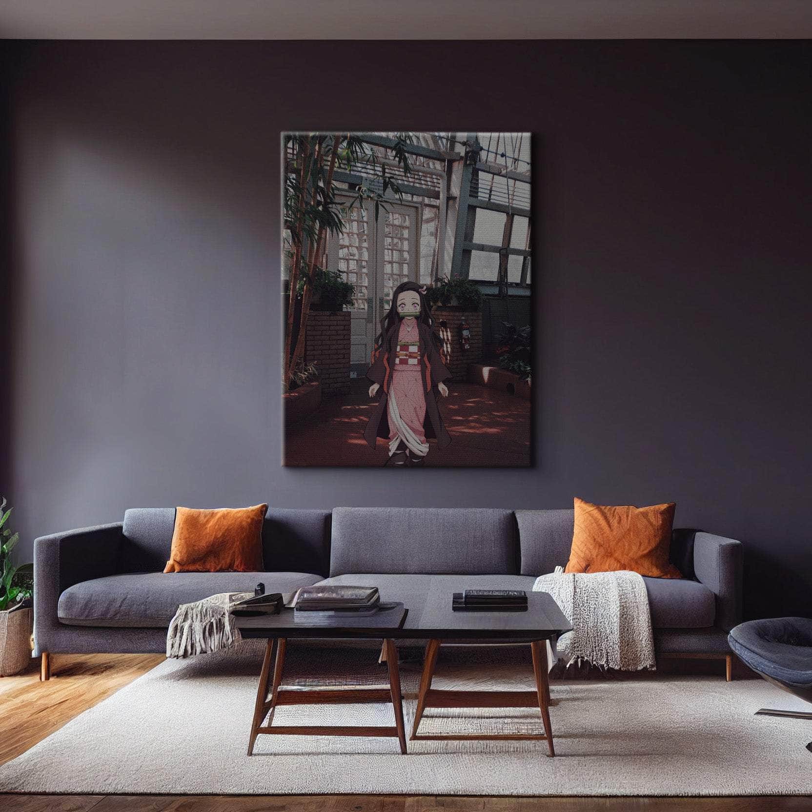 Nezuko building Wall Art
