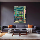 Bus Market Wall Art