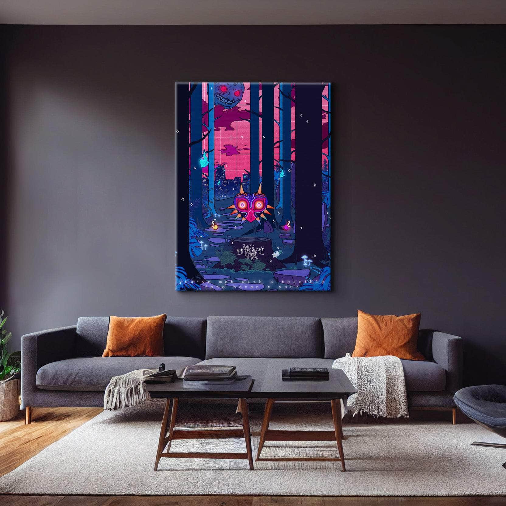 Majora S Mask V2 Wall Art