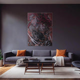 Red God Goku Warm Wall Art