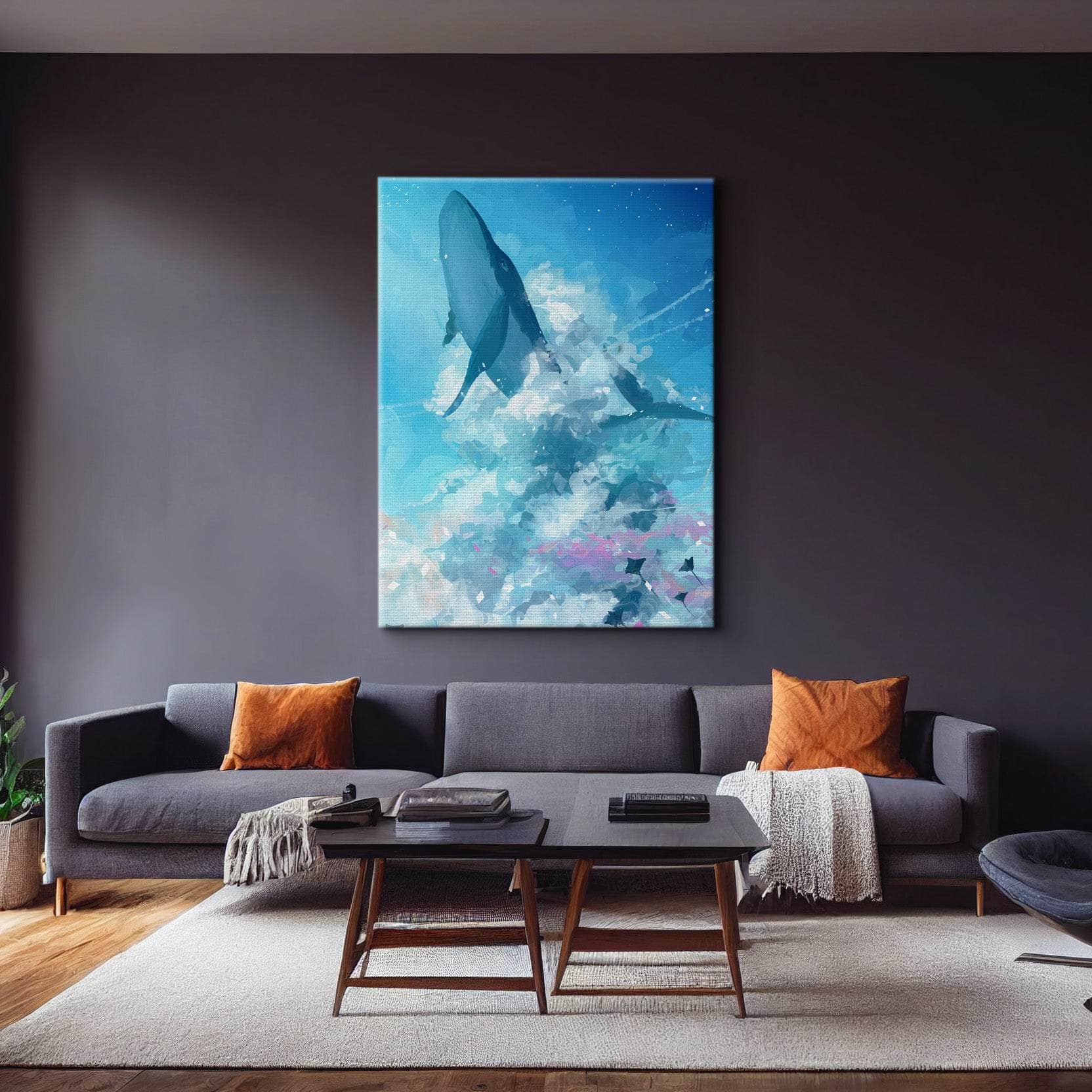 Sky Whale Wall Art