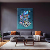 Corner Store Night Wall Art