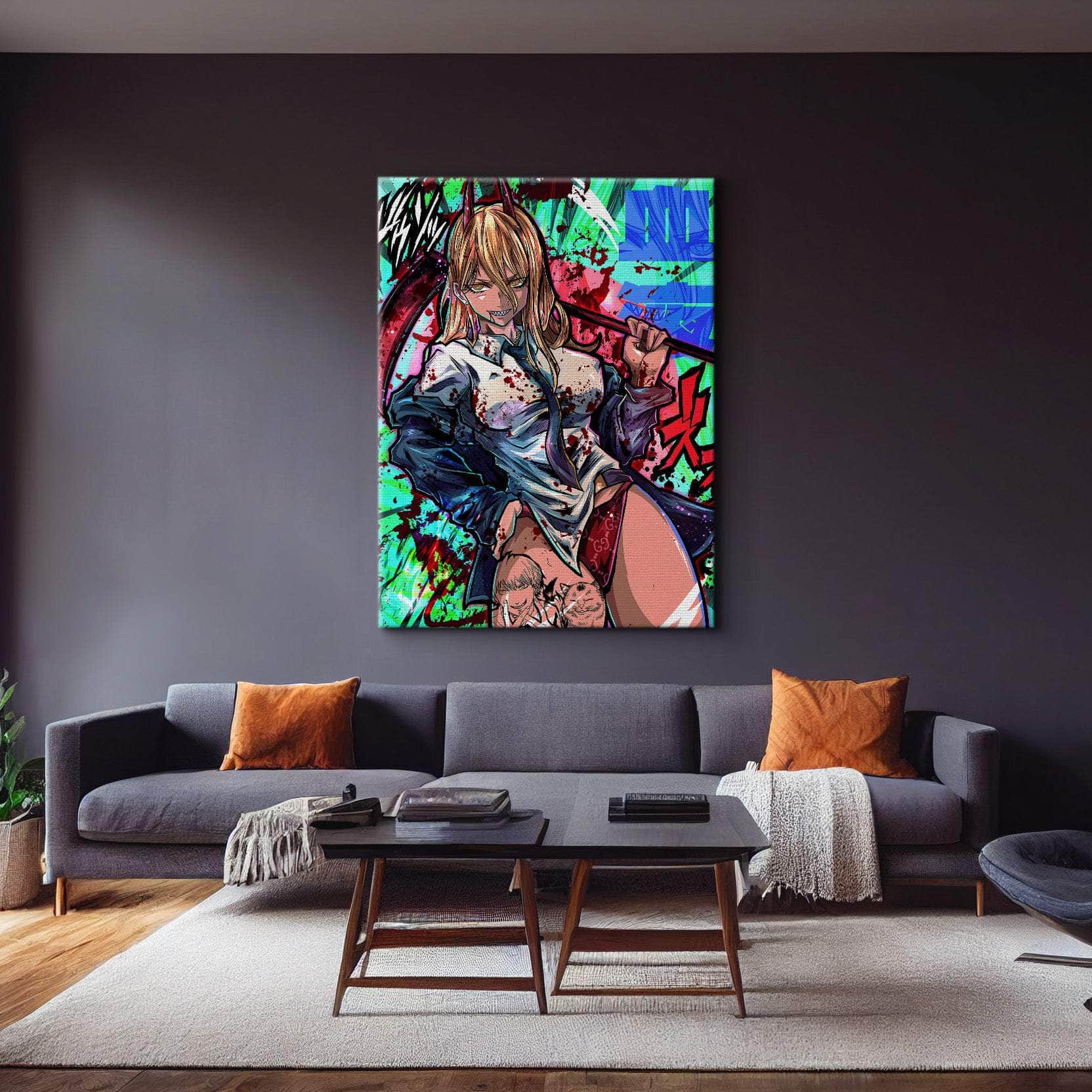 Power Chainsaw Man Wall Art
