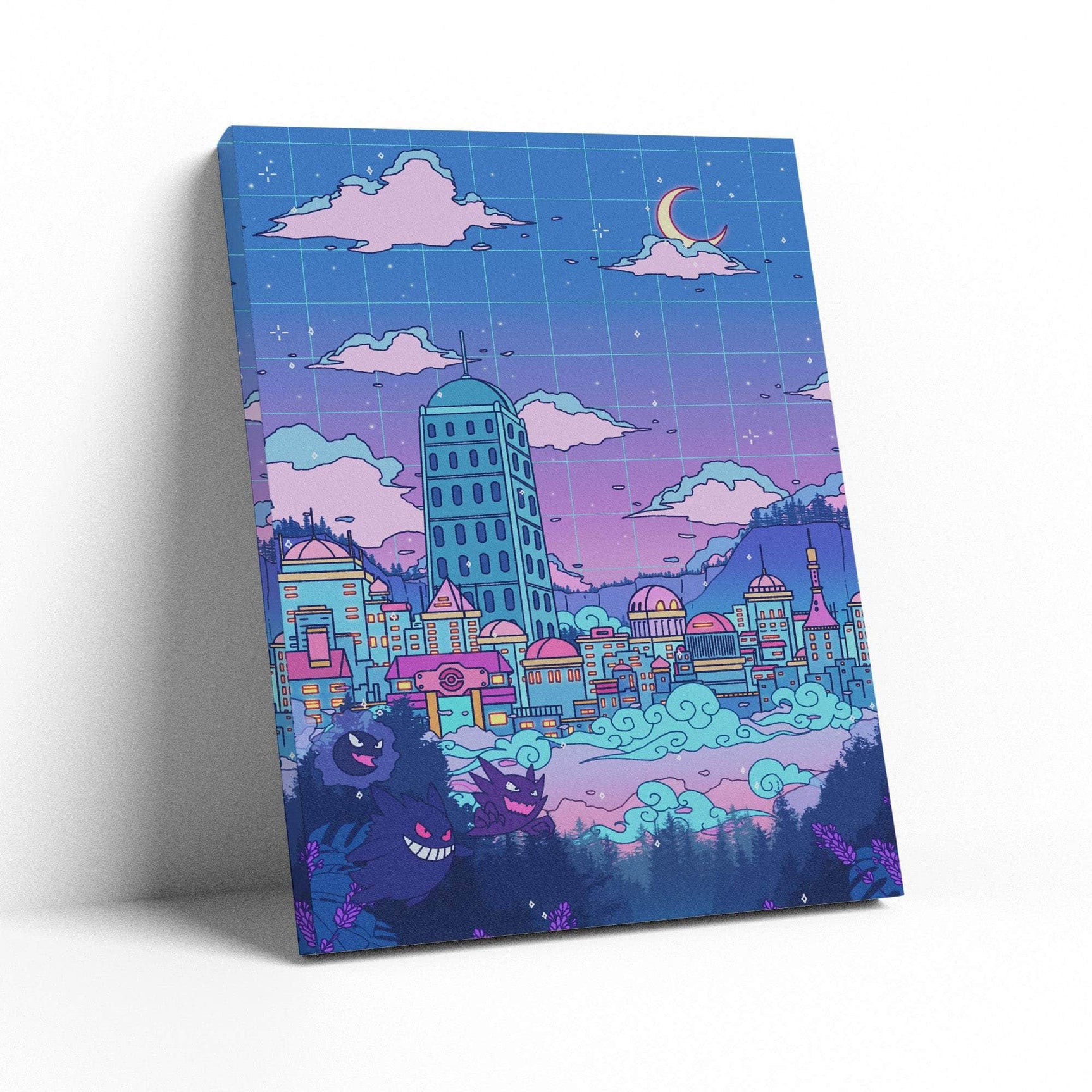 Lavender Town Wall Art