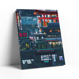 Cyberpunk Downtown Wall Art