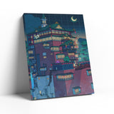Bathhouse Night Wall Art